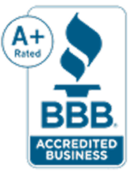 BBB Accredited Business badge with an A+ rating.