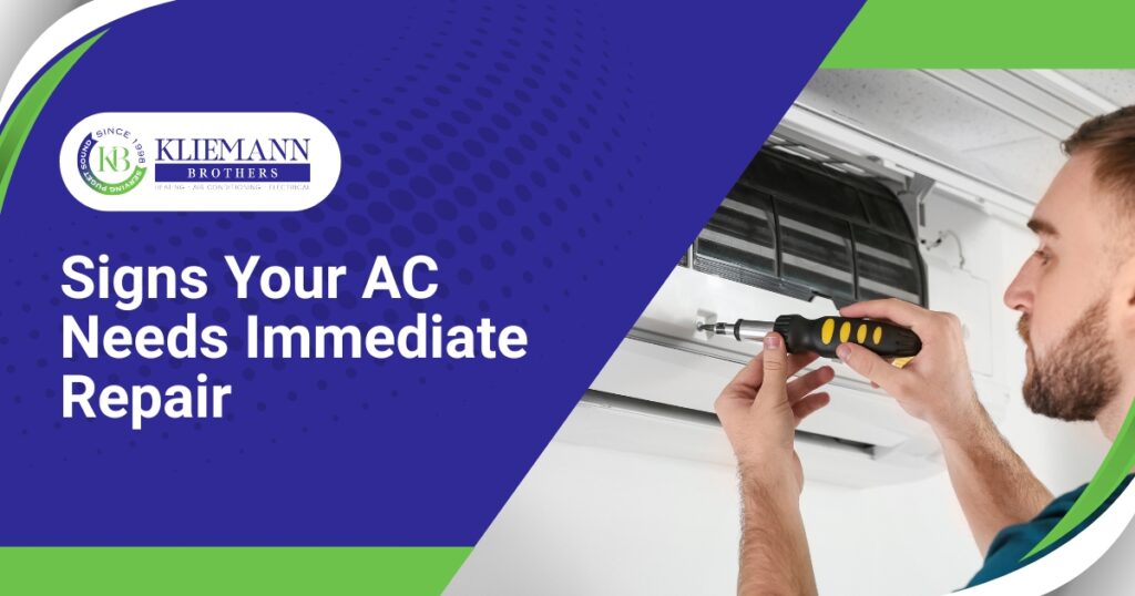 Signs Your AC Needs Immediate Repair