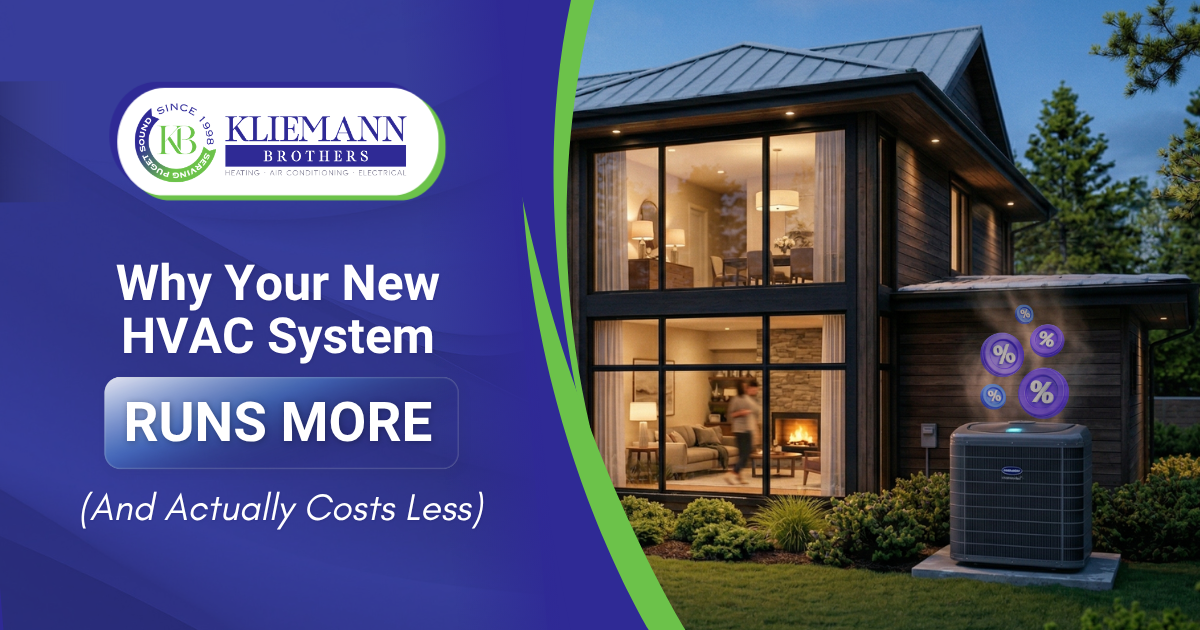 Why Your New HVAC System Runs More (and Actually Costs Less)
